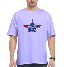 Load image into Gallery viewer, Top Gun Oversized T-Shirt for Men-Lavender-Ektarfa.online
