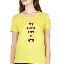 Load image into Gallery viewer, Gym T-Shirt for Women-Yellow-Ektarfa.online
