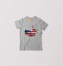 Load image into Gallery viewer, USA America Kids T-Shirt for Boy/Girl-Grey-Ektarfa.online
