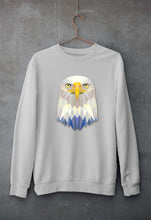 Load image into Gallery viewer, Eagle Unisex Sweatshirt for Men/Women-S(40 Inches)-Grey Melange-Ektarfa.online
