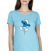 Load image into Gallery viewer, The Smurfs T-Shirt for Women-SkyBlue-Ektarfa.online
