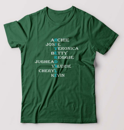 Riverdale T-Shirt for Men-Bottle Green-Ektarfa.online