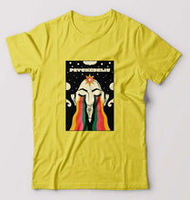 Load image into Gallery viewer, Psychedelic T-Shirt for Men-S(38 Inches)-Yellow-Ektarfa.online
