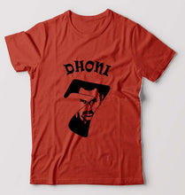 Load image into Gallery viewer, MS Dhoni (MSD) T-Shirt for Men-Brick Red-Ektarfa.online
