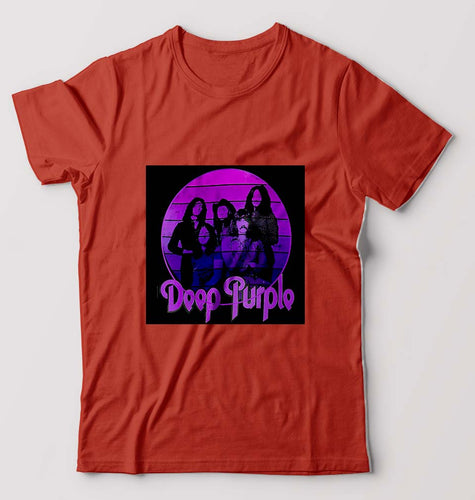 Deep Purple T-Shirt for Men-Brick Red-Ektarfa.online