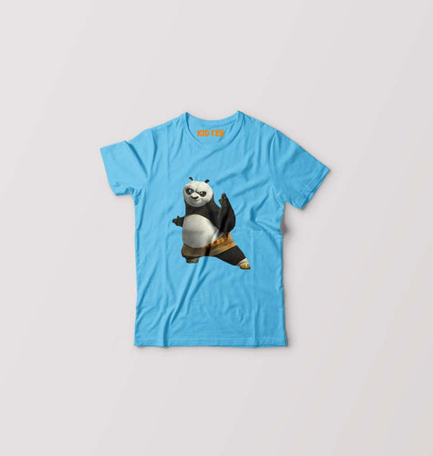 Kung Fu Panda Kids T-Shirt for Boy/Girl-Light Blue-Ektarfa.online