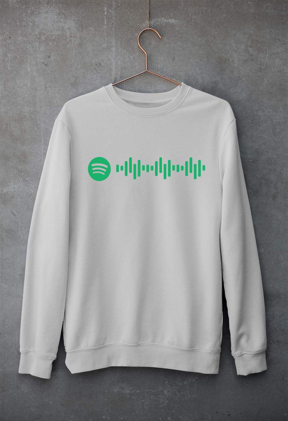 Spotify Unisex Sweatshirt for Men/Women-Grey Melange-Ektarfa.online