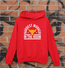 Load image into Gallery viewer, Hardest Worker In the Room Gym Unisex Hoodie for Men/Women-Red-Ektarfa.online
