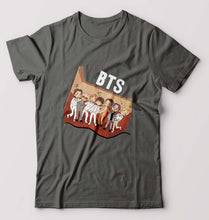 Load image into Gallery viewer, BTS Kpop T-Shirt for Men-Charcoal-Ektarfa.online
