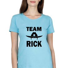 Load image into Gallery viewer, Team Rick T-Shirt for Women-SkyBlue-Ektarfa.online
