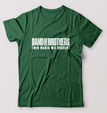 Load image into Gallery viewer, Band of Brothers T-Shirt for Men-Bottle Green-Ektarfa.online
