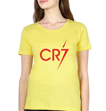 Load image into Gallery viewer, Cristiano Ronaldo CR7 T-Shirt for Womenasvgbfc-Yellow-Ektarfa.online
