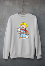 Load image into Gallery viewer, Bob the Builder Unisex Sweatshirt for Men/Women-Grey Melange-Ektarfa.online
