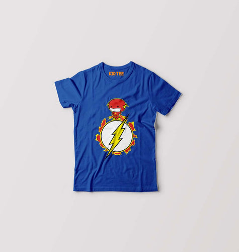 Flash Kids T-Shirt for Boy/Girl-Royal Blue-Ektarfa.online