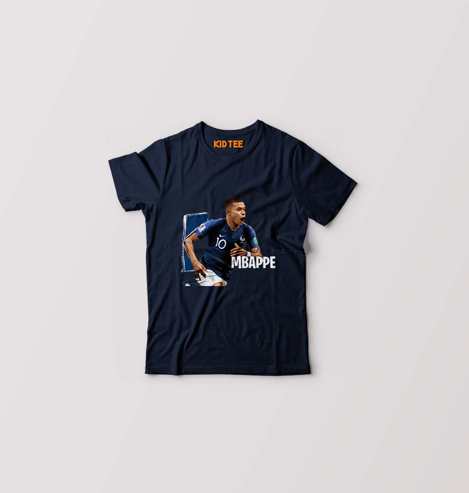 Kylian Mbappé Blue Jersey for Children