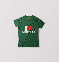 Load image into Gallery viewer, I Love Mumbai Kids T-Shirt for Boy/Girl-Dark Green-Ektarfa.online
