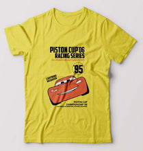 Load image into Gallery viewer, Lightning McQueen T-Shirt for Men-Yellow-Ektarfa.online
