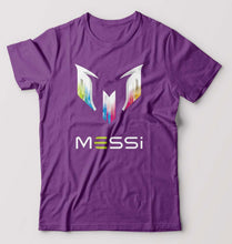 Load image into Gallery viewer, Messi T-Shirt for Men-S(38 Inches)-Purple-Ektarfa.online
