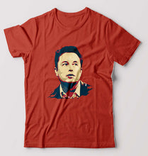 Load image into Gallery viewer, Elon Musk T-Shirt for Men-Brick Red-Ektarfa.online
