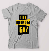 Load image into Gallery viewer, Minimum Guy Family Man T-Shirt for Men-S(38 Inches)-Grey Melange-Ektarfa.online
