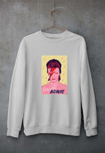 Load image into Gallery viewer, David Bowie Unisex Sweatshirt for Men/Women-Grey Melange-Ektarfa.online
