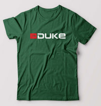 Load image into Gallery viewer, Duke T-Shirt for Men-S(38 Inches)-Bottle Green-Ektarfa.online
