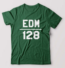 Load image into Gallery viewer, EDM T-Shirt for Men-S(38 Inches)-Bottle Green-Ektarfa.online
