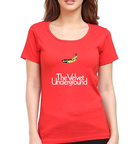 The Velvet Underground T-Shirt for Women-Red-Ektarfa.online