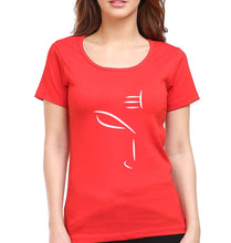 Load image into Gallery viewer, Mahakal Mahadev Bholenath Shiva Shivji T-Shirt for Women-Red-Ektarfa.online
