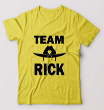 Load image into Gallery viewer, Team Rick T-Shirt for Men-Yellow-Ektarfa.online
