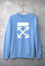 Load image into Gallery viewer, Off White Tee Unisex Sweatshirt for Men/Women-Baby Blue-Ektarfa.online
