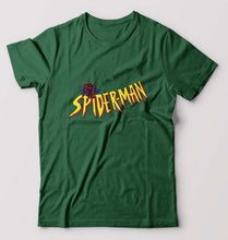 Load image into Gallery viewer, Spiderman Superhero T-Shirt for Men-Dark Green-Ektarfa.online
