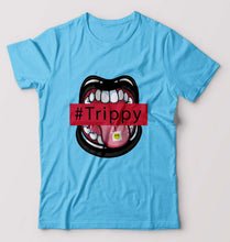 Load image into Gallery viewer, Trippy T-Shirt for Men-Light Blue-Ektarfa.online
