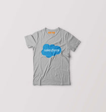 Load image into Gallery viewer, Salesforce Kids T-Shirt for Boy/Girl-0-1 Year(20 Inches)-Grey-Ektarfa.online
