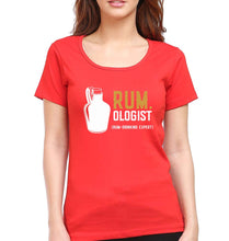 Load image into Gallery viewer, Rum T-Shirt for Women-XS(32 Inches)-Red-Ektarfa.online
