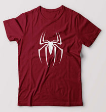 Load image into Gallery viewer, Spiderman T-Shirt for Men-S(38 Inches)-Maroon-Ektarfa.online

