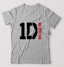 Load image into Gallery viewer, One Direction T-Shirt for Men-S(38 Inches)-Grey Melange-Ektarfa.online
