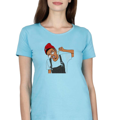 MC Stan T-Shirt for Women-Light Blue-Ektarfa.online
