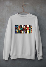 Load image into Gallery viewer, Superhero Unisex Sweatshirt for Men/Women-S(40 Inches)-Grey Melange-Ektarfa.online
