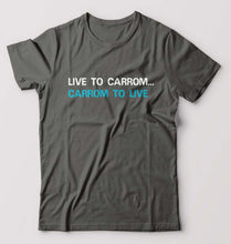 Load image into Gallery viewer, Carrom T-Shirt for Men-Charcoal-Ektarfa.online
