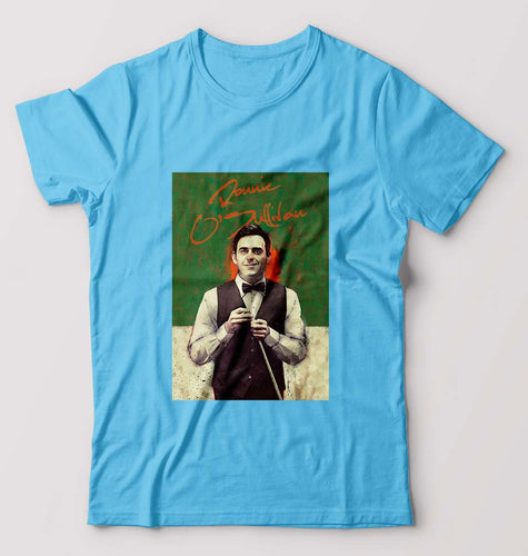 Ronnie O'Sullivan Snooker T-Shirt for Men-Light Blue-Ektarfa.online