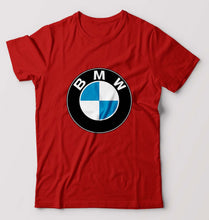 Load image into Gallery viewer, BMW T-Shirt for Men-S(38 Inches)-Red-Ektarfa.online
