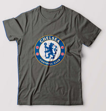 Load image into Gallery viewer, Chelsea T-Shirt for Men-S(38 Inches)-Charcoal-Ektarfa.online
