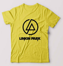 Load image into Gallery viewer, Linkin Park T-Shirt for Men-S(38 Inches)-Yellow-Ektarfa.online
