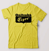 Load image into Gallery viewer, Onitsuka Tiger T-Shirt for Men-S(38 Inches)-Yellow-Ektarfa.online
