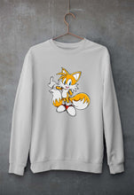 Load image into Gallery viewer, Tails Sonic Unisex Sweatshirt for Men/Women-Grey Melange-Ektarfa.online
