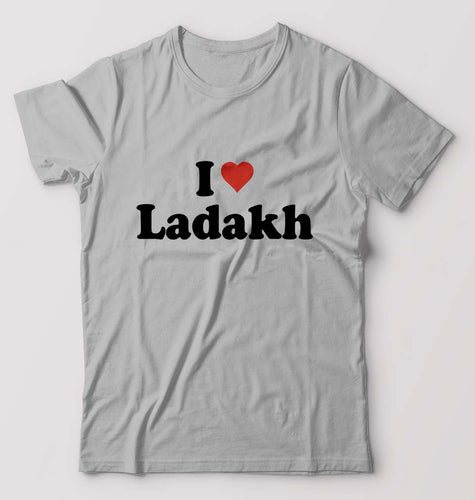 I Love Ladakh T-Shirt for Men-Grey Melange-Ektarfa.online