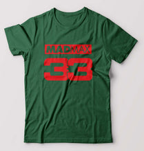 Load image into Gallery viewer, Max Verstappen T-Shirt for Men-S(38 Inches)-Bottle Green-Ektarfa.online
