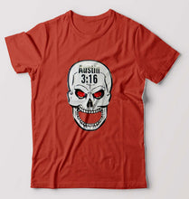 Load image into Gallery viewer, Stone Cold Steve Austin (WWE) T-Shirt for Men-Brick Red-Ektarfa.online
