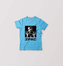 Load image into Gallery viewer, Tupac 2Pac Kids T-Shirt for Boy/Girl-Light Blue-Ektarfa.online
